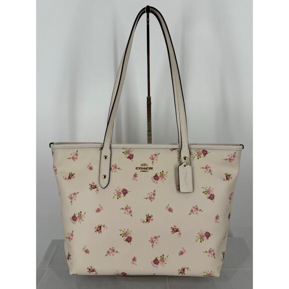 Limited Edition Coach City Tote Daisy Bundle Print Chalk Multi F29487 - Picture 1 of 16